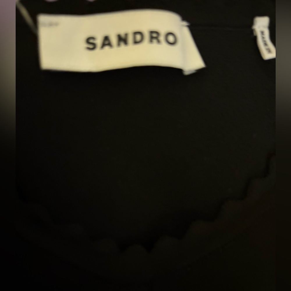 SANDRO Ruched Stretch Fit Mini Dress - Picture 6 of 10